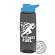 a smoke bottle & cyan lid the flair - 26 oz tritan(tm) shaker bottle with drink thru lid and mixing whisk ball