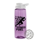 a transparent lilac bottle & white lid the flair - 26 oz tritan(tm) shaker bottle with drink thru lid and mixing whisk ball