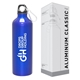 a group of 24 oz h2go aluminum classic - blue