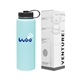 a group of 40 oz h2go venture - powder - matte mint
