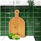 a group of bamboo handle - cutting board