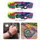 a tie dye paracord bracelet