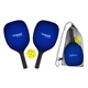 a blue pickleball set