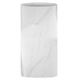 aerial view a white multi - functional gaiter and headwear, image 1 of 8