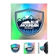 a group of customcut(tm) 16.1 sq inch to 25 sq inch full color custom shape removable vinyl stickers in singles