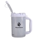 aerial view a white 20 oz measurement mug, image 1 of 2