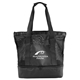 aerial view a black rpet mesh beach cooler tote, image 1 of 2