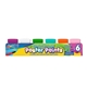 a as shown set of 6 washable poster paints with brush - pastel colors