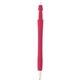 aerial view a pink w/black ink dart click pen - custom pens, image 1 of 4