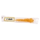 a gold/tutti frutti candy by color - individual rock candy stick