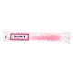 a bright pink/bubble gum candy by color - individual rock candy stick