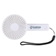 a white breeze baby rechargeable mini fan
