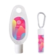 a white aloe vera lip moisturizer carabiner kit