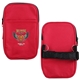 aerial view a red eco tumbler pouch, image 1 of 3