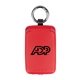 aerial view a red thorfinn 2000 mah mini power bank, image 1 of 5