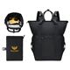 aerial view a black aeroloft(r) voyager foldable backpack, image 1 of 10