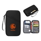 aerial view a black aeroloft(r) travel wallet organizer, image 1 of 9