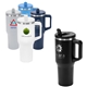 aerial view a group of urban peak(r) 40 oz glacier vacuum travel mug, image 1 of 2