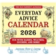 aerial view a yellow the old farmers almanac(r) everyday advice 2026 stapled, image 1 of 3