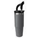 aerial view a gray the thirty - flip handle vacuum tumbler, image 1 of 2