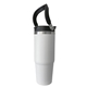 aerial view a white the thirty - flip handle vacuum tumbler, image 1 of 2