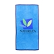 aerial view a ocean blue / navy border the edge beach towel, image 1 of 2