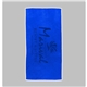 aerial view a royal blue / white border the edge beach towel, image 1 of 2