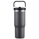 a grey 30 oz stainless steel bottle