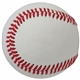 aerial view a white champro cushion cork core baseball, image 1 of 4