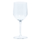 aerial view a clear wine glass ornament, image 1 of 3