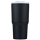 a black 20 oz stainless steel tumbler