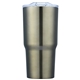 a metallic grey 20 oz stainless steel tumbler