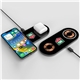 a group of glass top dual wireless charging pad