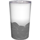 aerial view a gray full color turbulent wave mug, image 1 of 2