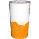 aerial view a orange full color turbulent wave mug, image 1 of 2