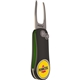 aerial view a gunmetal/green trim pitchfix hybrid 2.0 divot tool, image 1 of 2