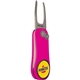 aerial view a pink pitchfix hybrid 2.0 divot tool, image 1 of 2