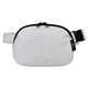 a white crossbody sling fanny waist pack