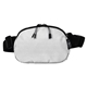 a white crossbody honeycomb sling fanny waist pack