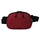 a red crossbody honeycomb sling fanny waist pack