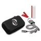 a red tech travel kit set