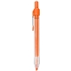 a fluorescent orange zebra z - grip retractable fluorescent highlighter