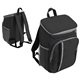 aerial view a black woodland polycanvas cooler backpack, image 1 of 2