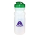 aerial view a group of 20 oz cycle bottle with flip top cap, image 2 of 6
