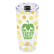 a clear tumbler & black lid 19 oz everest clarity tumbler with insert