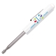aerial view a white magnetic pickup tool - telescoping 3/4 lb. magnet / button top, image 1 of 2