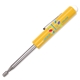 aerial view a yellow magnetic pickup tool - telescoping 3/4 lb. magnet / button top, image 1 of 2