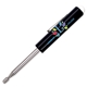 aerial view a black magnetic pickup tool - telescoping 3/4 lb. magnet / button top, image 1 of 2