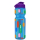 a blue bottle & violet lid champion - 28 oz transparent bottle with flip lid and digital imprint