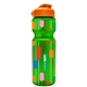 a green bottle & orange lid champion - 28 oz transparent bottle with flip lid and digital imprint